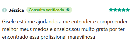 Avaliação de paciente no Google